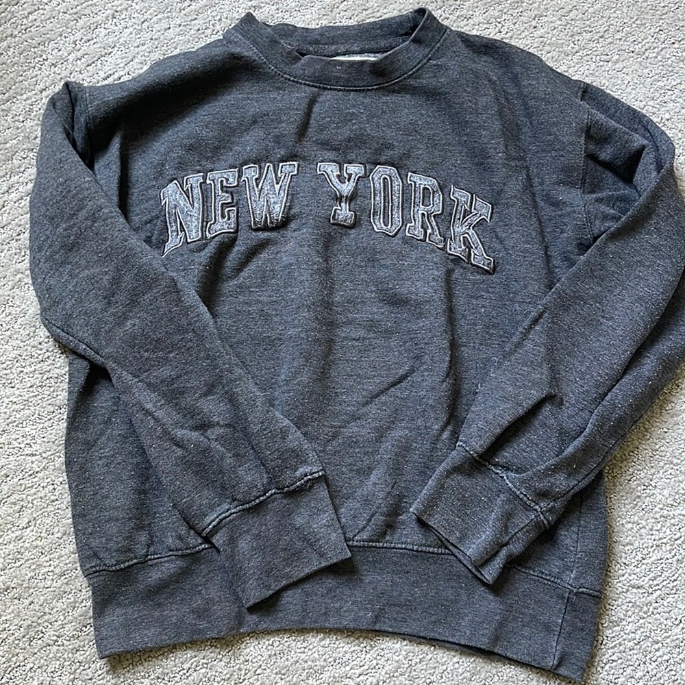 New York Grey Crew Neck